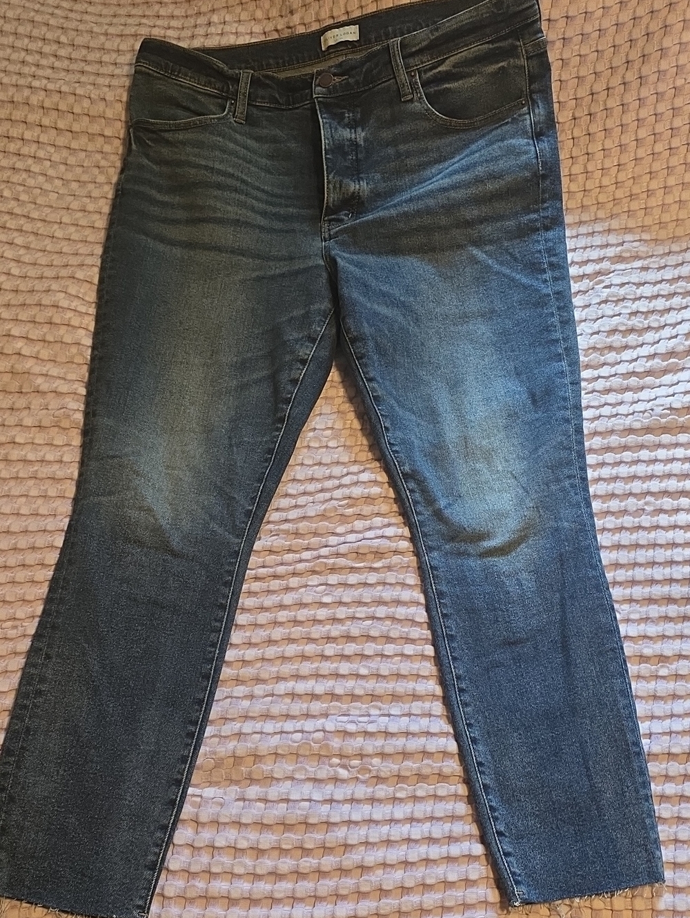 Women's Skinny Jeans in Washed Blue - Slim Fit